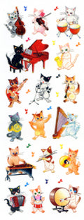 CR346 SPARKLIES BAND OF CATS