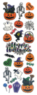 HR864 SPARKLIES HAPPY HALLOWEEN