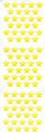 ZV004 VIVELLE PAPER STICKERS 7mm STARS