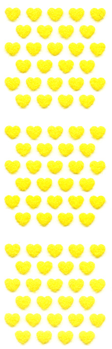 ZV104 VIVELLE PAPER STICKERS 7mm HEARTS