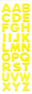 ZV158 VIVELLE PAPER STICKERS ALPHABET LAGE